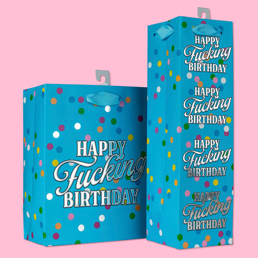 Bad Grandma Designs - Happy Fucking Birthday deluxe gift bag